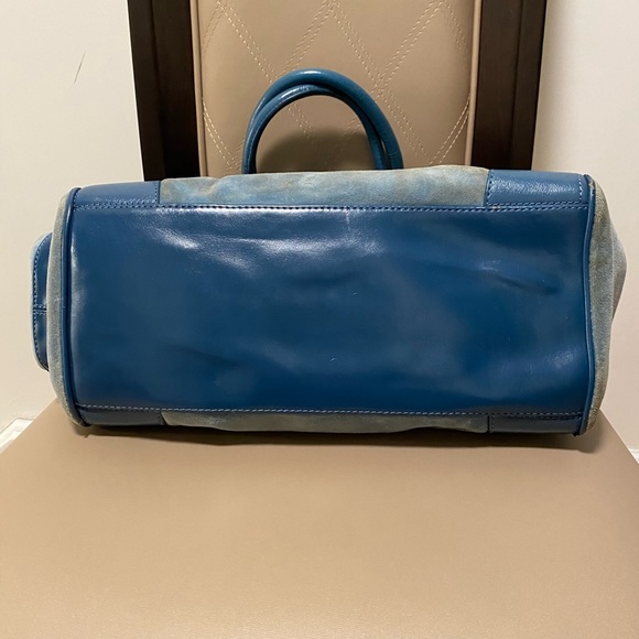 Juicy Couture Blue Velour Daydreamer Handbag - Picture 7 of 15